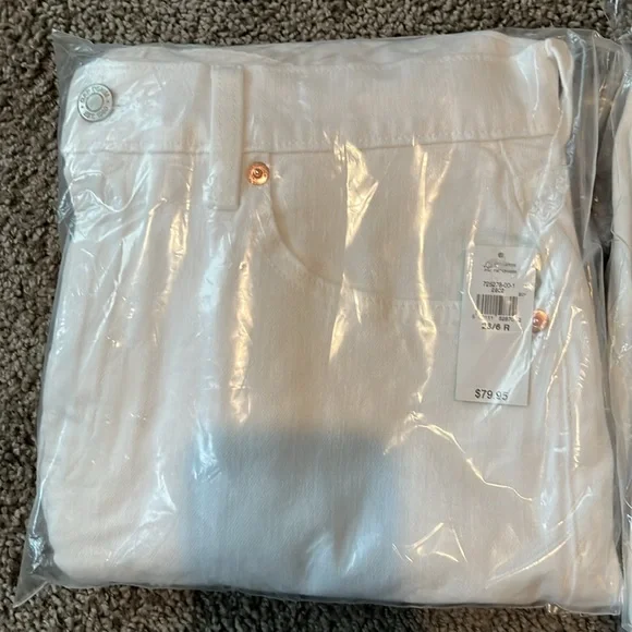 Gap White Vintage Slim High Rise Jeans - Picture 6 of 6